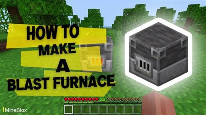 How to Craft and use a Blast Furnace in Minecraft
