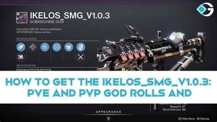 How To Get The IKELOS_SR_v1.0.3 (& God Roll)